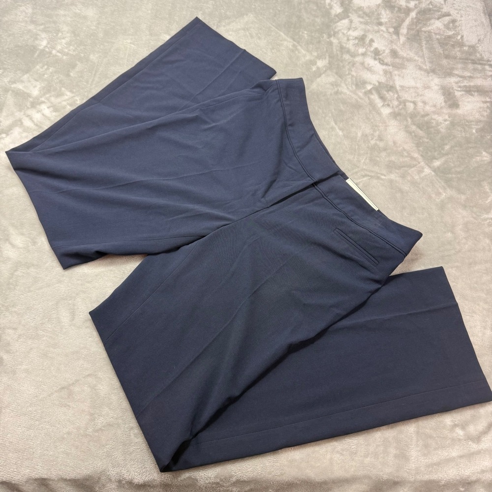 CATO Contemporary Lower Rise Straight Leg Navy Blue Women's Pants Size‎ 8